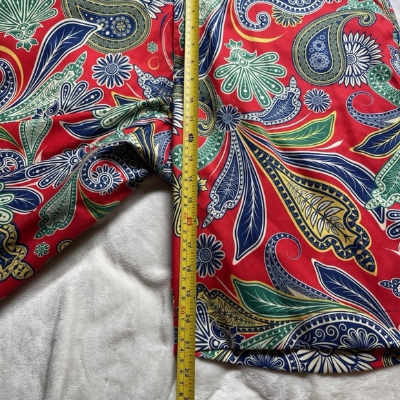 Loudmouth Golf Paisley Red Shorts Mens Size 38 - Picture 9 of 10